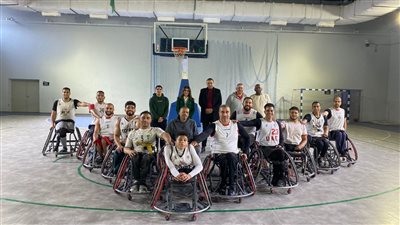 مي زين الدين تدعم منتخب مصر سلة الكراسي المتحركة قبل تصفيات     