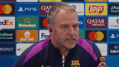 هانز فليك مدرب برشلونة    