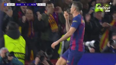 برشلونة ضد نيوكاسل يونايتد.. روبرت ليفاندوفسكي يسجل الهدف ال    