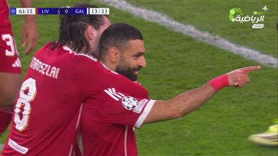 ليفربول.. محمد صلاح يصنع الهدف الثاني لـ ليفربول في مرمى جال    