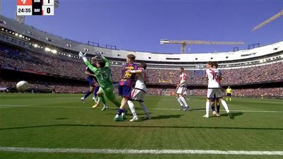 برشلونة ضد رايو فاليكانو.. ملخص اهداف ونتيجة مباراة برشلونة     