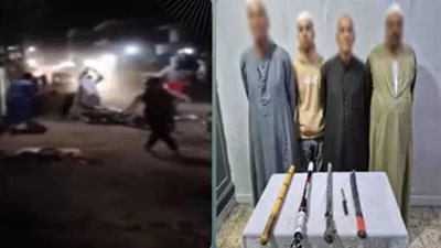 المتهمين في مشاجرة المنوفية    