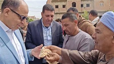 حملة تموينية على مخابز بني أحمد الغربية بالمنيا