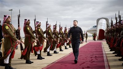 زيلينسكي في الأردن 
