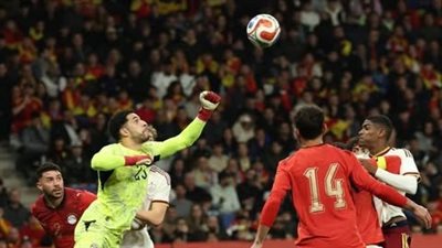 مباراة مصر وإسبانيا    