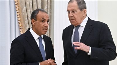 وزير الخارجية بدر عبد العاطي مع نظيره الروسي 