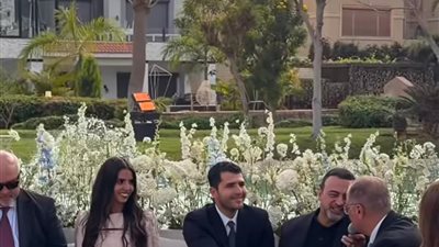 عقد قران ابنه محمد السعدي    