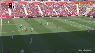 مايوركا ضد الريال.. هدف ريال مايوركا الأول في مرمى ريال مدري    