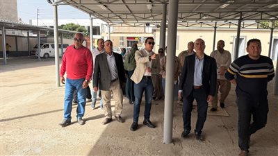 جانب من جولة نائب محافظ الفيوم 