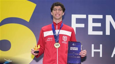 يوسف شامل يحصد ذهبية بطولة العالم للسلاح ويعلن استهداف أولمب    