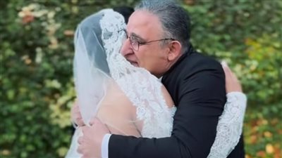 الفنان أشرف طلبة من حفل زفاف ابنته 