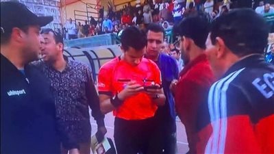 أحداث مباراة طنطا مع وي    