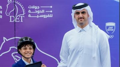 الفارس الناشئ ياسين يوسف جلال رابع العالم في نهائي المجموعة     