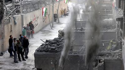 القمع في شوارع إيران 