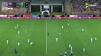 zamalek vs pyramids.. انطلاق الشوط الثاني من مباراة الزمالك     