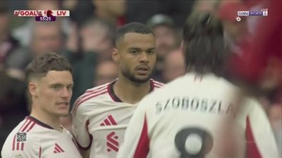 ليفربول.. كودي جاكبو يسجل الهدف الثاني لـ ليفربول في مرمى ما    