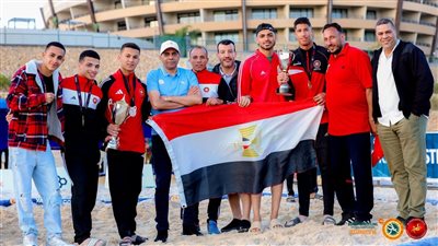 مصر تحصد 10 ميداليات في المصارعة الشاطئية    