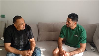 محمود الجزار لاعب البنك الأهلي     