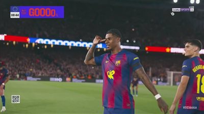 ريال مدريد.. راشفورد يسجل هدفًا عالميًا لـ برشلونة أمام ريال    