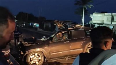 حادث على طريق جمصة بالدقهلية