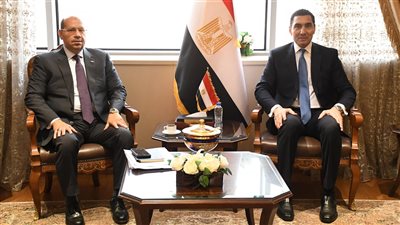 وزير الشباب والرياضة يلتقي رئيس اللجنة الأولمبية المصرية     