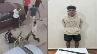 التعدي على عامل توصيل    