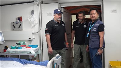 وفد من منظمة الصحة العالمية 