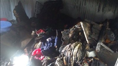 حريق شقة أحمد أمين    