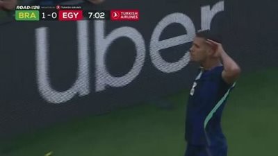 مباراة مصر والبرازيل.. برونو جيماريش يسجل الهدف الأول لمنتخب    