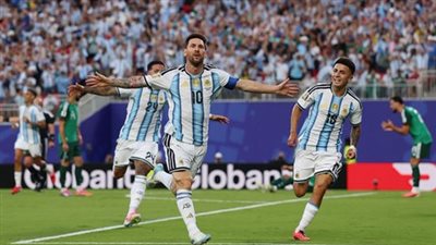 منتخب الارجنتين.. ليونيل ميسي يسجل الهدف الثاني لـ منتخب الأ    