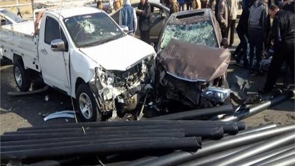 تصادم سيارتين