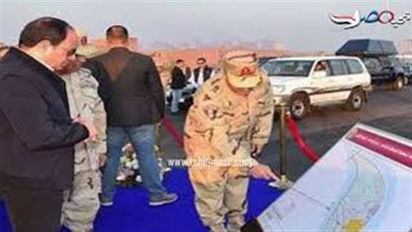 السيسي يفتتح محور