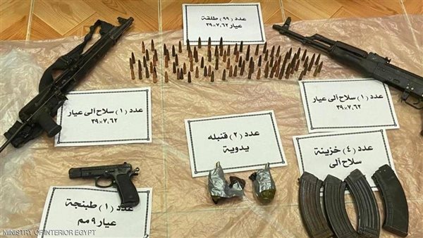 أسلحة بحوزة الإرهابيين