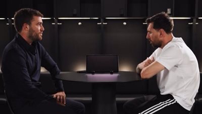 ليونيل ميسي وفابريزيو رومانو